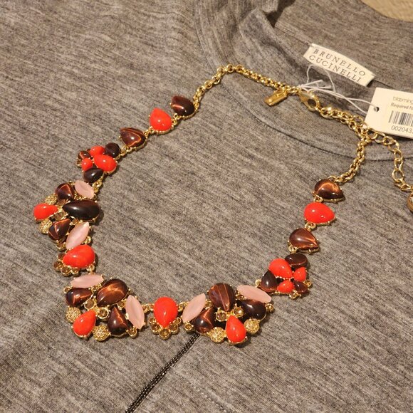 Brand New!! KATE SPADE New York: Burst Into Bloom Beaded Necklace - Picture 2 of 6